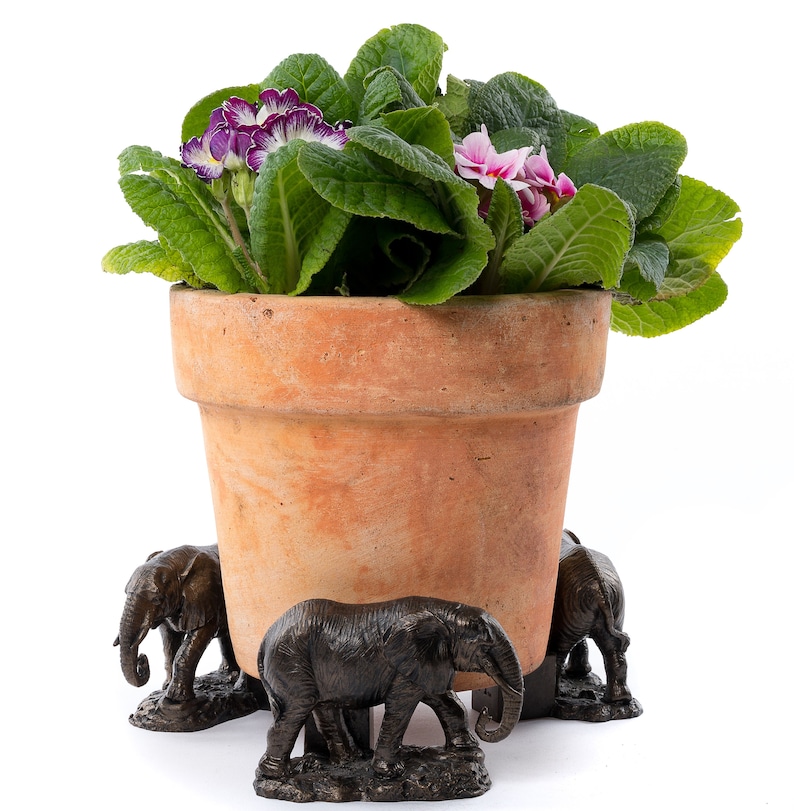 Bronze Coloured Elephant Potty Feet Plant Pot Feet X 3 Pot Etsy