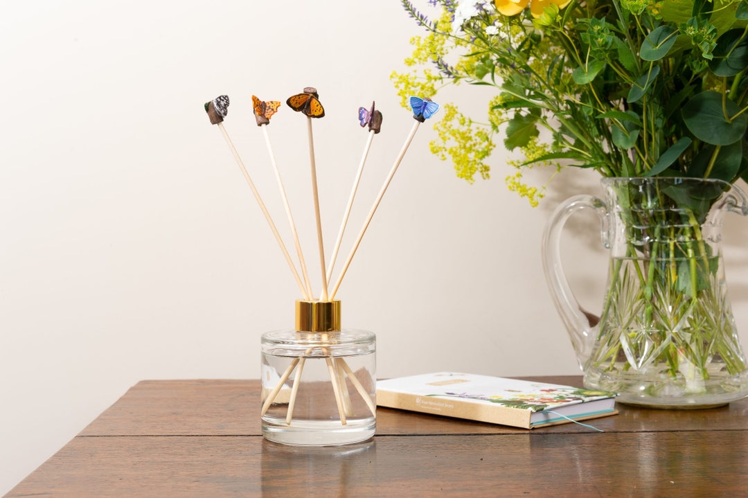 British Butterflies Reed Diffuser Decor: Set of 5 - Etsy