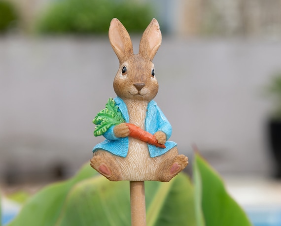 Beatrix Potter, Peter Rabbit Cane Companion, Cane Topper, Yard Art, Yard  Decor, Yard Decorations, Plant Pot Decor, Garden Decor, Garden Art 