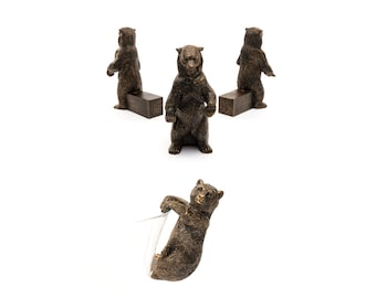 Bear Potty Feet & Pot Buddy Bundle: Antique Garden Decor