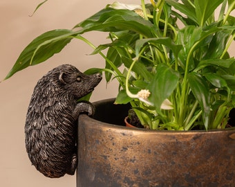 Charming Hedgehog Pot Buddy Hanger | Whimsical Garden Decor