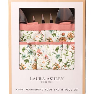Laura Ashley Gardening Tool Bag & Garden Tools Gift Set