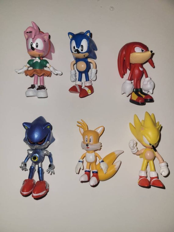 Sonic the Hedgehog 2 Cake Toppers Figures Sonic Tails 