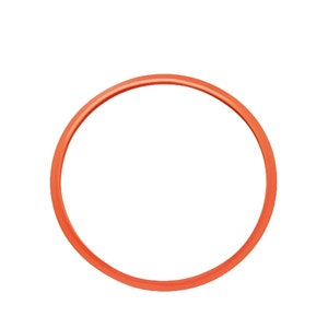 May include: Orange silicone ring, likely for a pressure cooker or other kitchen appliance.