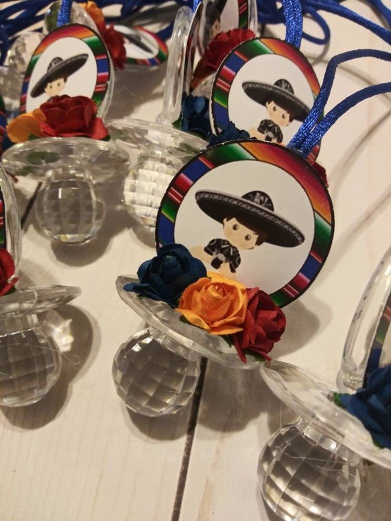 Black Outfit Charro Fiesta Mexicana Baby Shower Pacifiers - Etsy