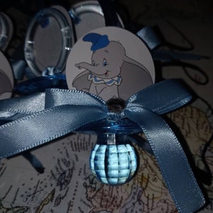 Boy Dumbo Baby Shower Theme, Pacifiers Guest Favors, Baby Shower Game Ideas