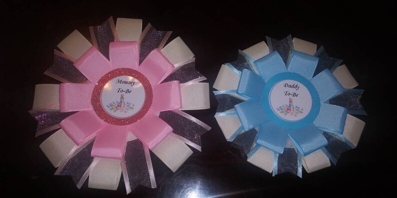 24 Baby Shower Pacifiers Guest Favor Necklaces And 2 Corsages Etsy