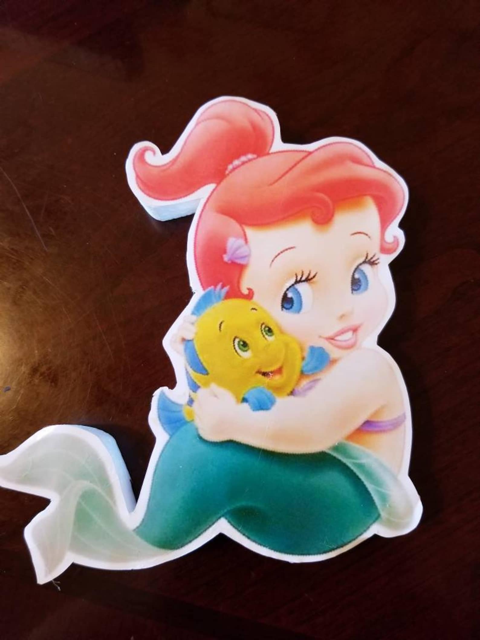 Free Printable Mermaid Theme Baby Shower Cutouts