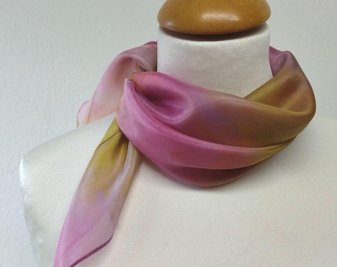 Unique Silk Scarf For her, Perfect Gift For Her