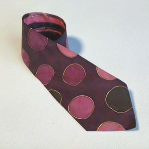 Purple Tie for Him, Special silk Tie