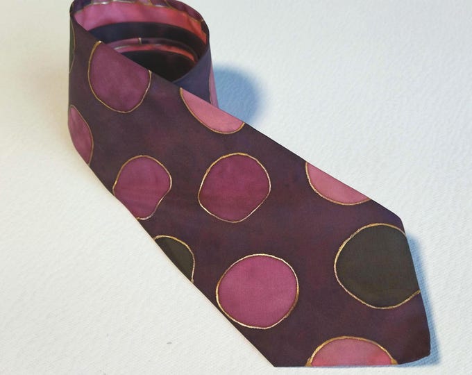 Purple Tie for Him, Special silk Tie