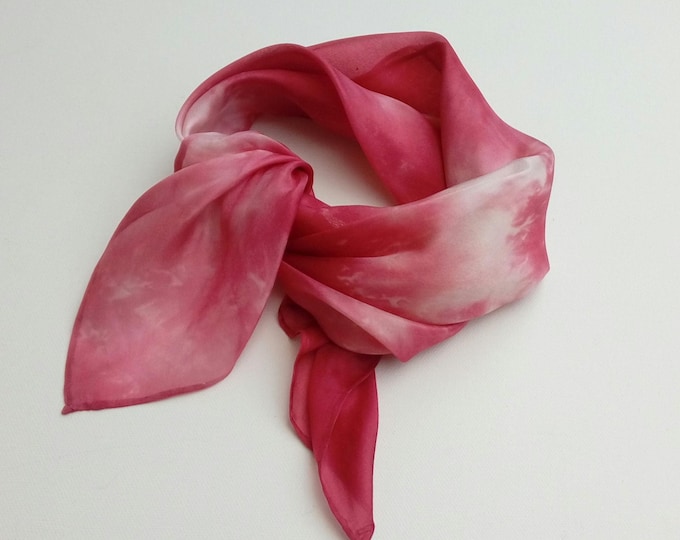 Perfect Gift for Mom, Handcrafted Red Scarf for a Special Birthday