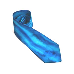 Unique Silk Tie, Blue Tie For Man