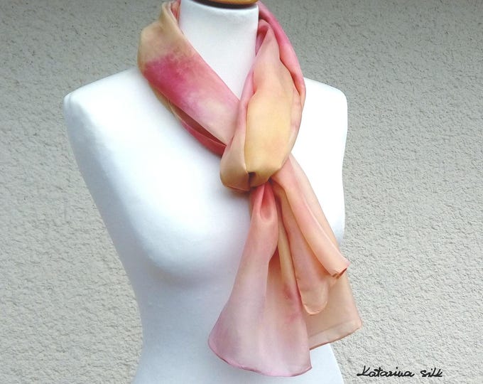 Unique Gifts, Handmade Long Silk Scarf