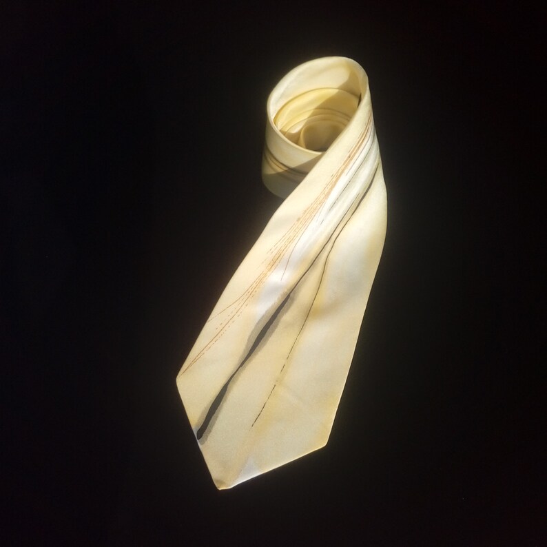 Satin Silk Tie for a Groom, Beautiful Elegant Unique Tie for a
