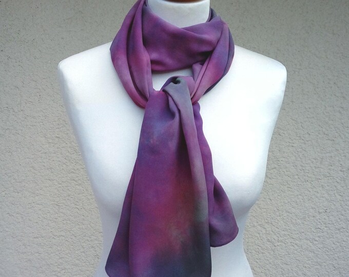 Purple Scarf For Woman, Gift For Wife, Unique Gift For Her