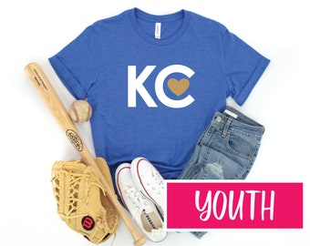 YOUTH KC Love Blue Series Camiseta