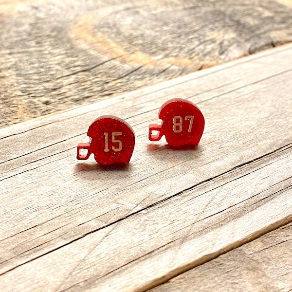 Football helmet studs