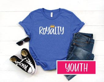 Camiseta de la realeza juvenil