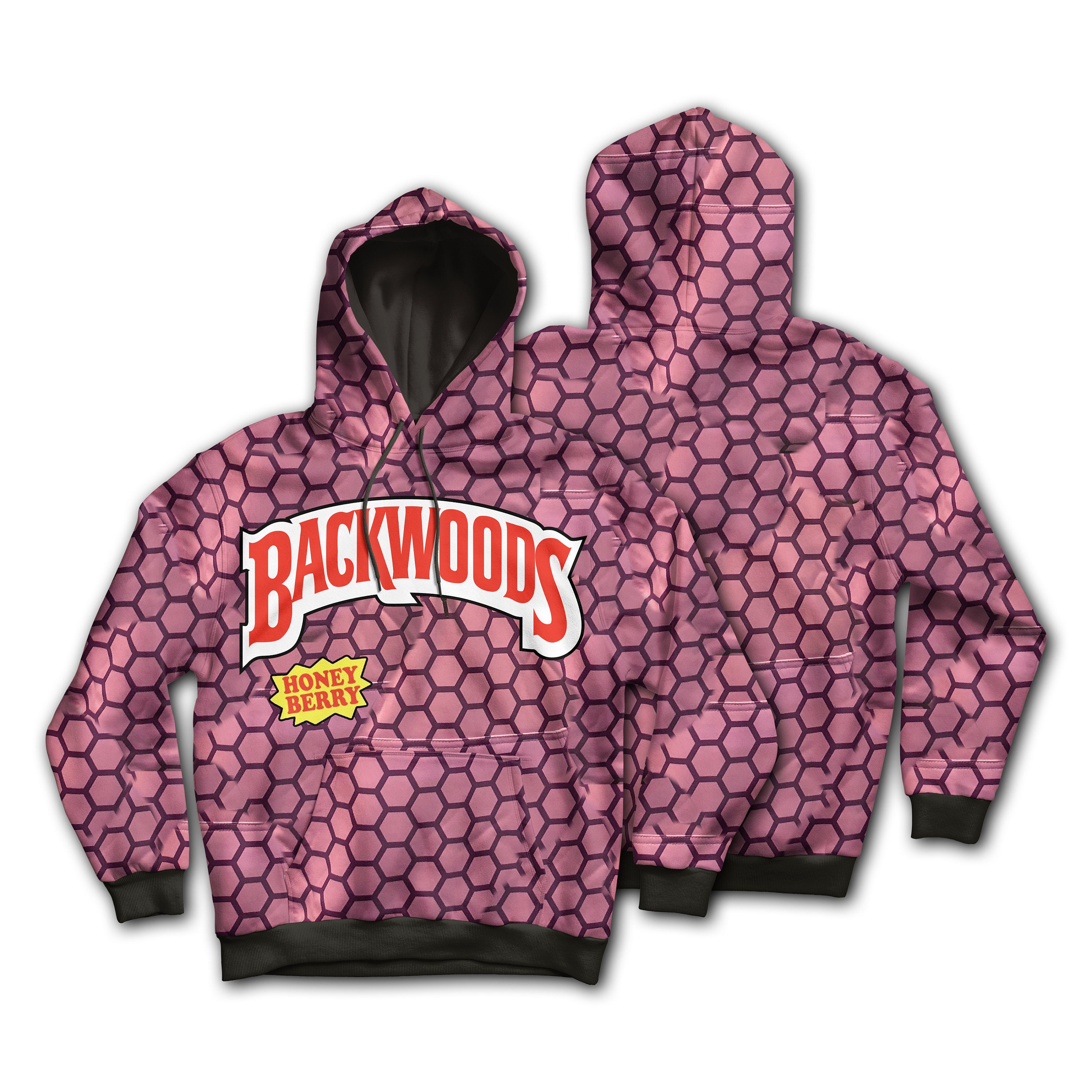 pink backwoods hoodie