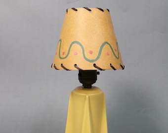 1920&#39;s Table Lamp With Pottery Base Attribute To Catalina