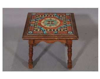 46374. Spanish Revival 1920's Tile Table