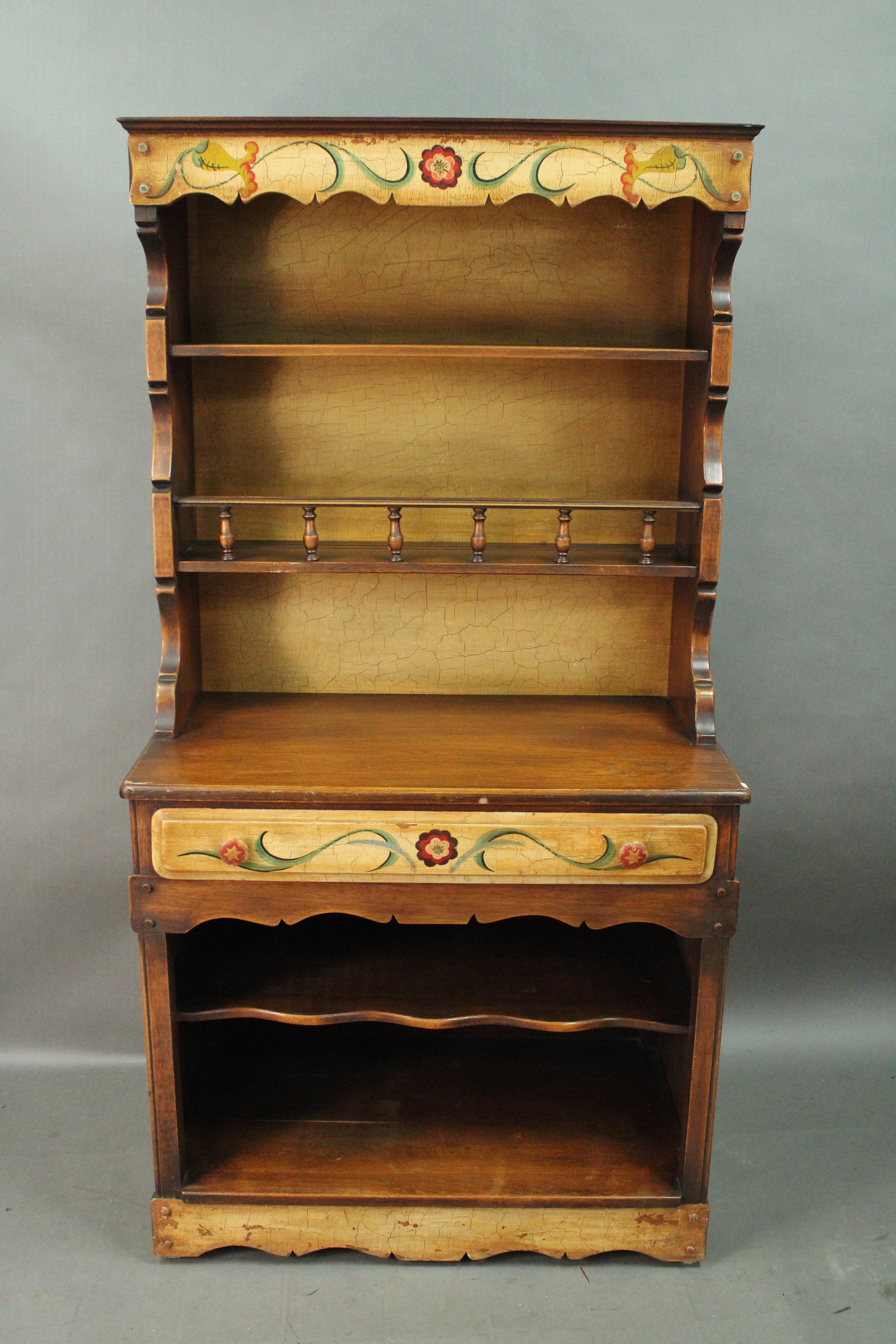 14696. Monterey Period Angelos Furniture Company Hutch