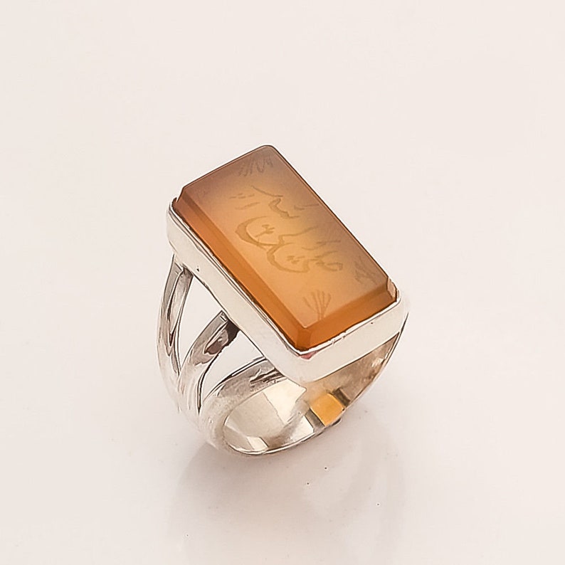 Unique Islamic Surah Ayat Kursi Muslim 925 Sterling Silver Fine Arbabic Jewelry Ring Handmade Silver Fashion Designer Eid Gift Special Gifts