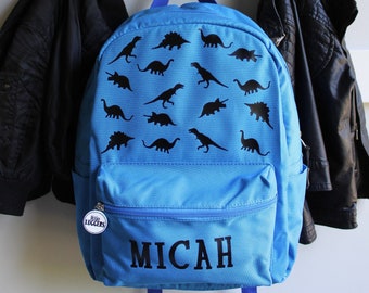 Dinosaur Backpack Personalized /Personalized Boys Backpack/T-Rex Backpack/Custom Backpack Boys/Backpack Kids /Boys School Bag /dinosaur gift