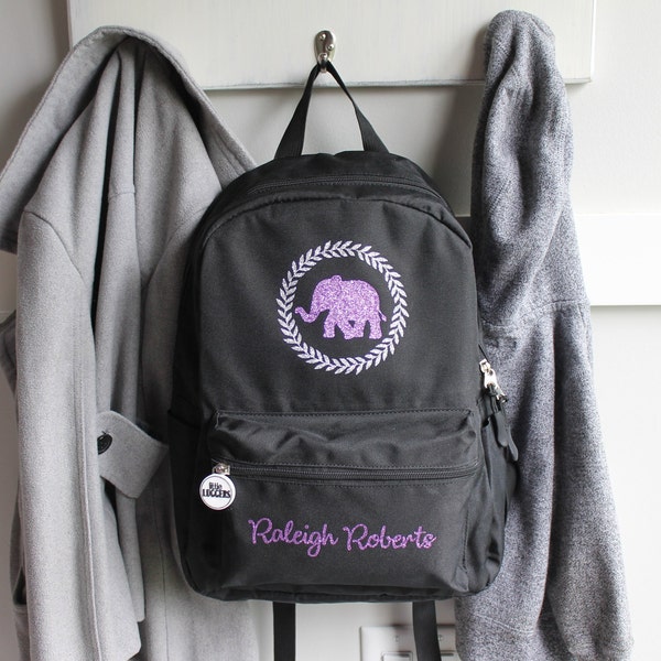 Personalized Backpack/Elephant Backpack/ Backpack Kids/Girls backpack/ Elephant bag/ Bohemian Backpack/School Backpack/Diaper Bag Backpack