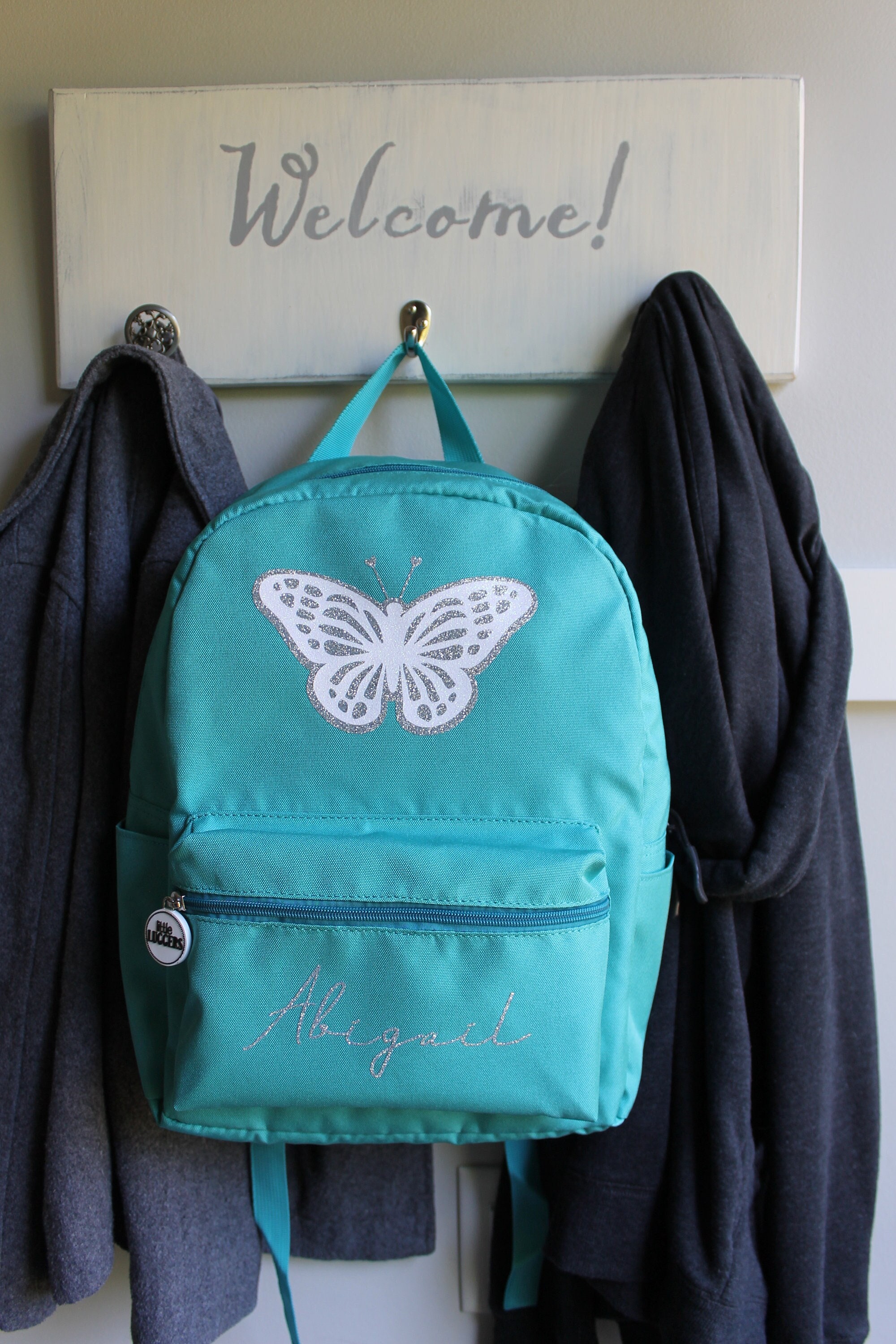 Butterfly Backpack/ Personalized Backpack Girls/ Butterflies/ Etsy
