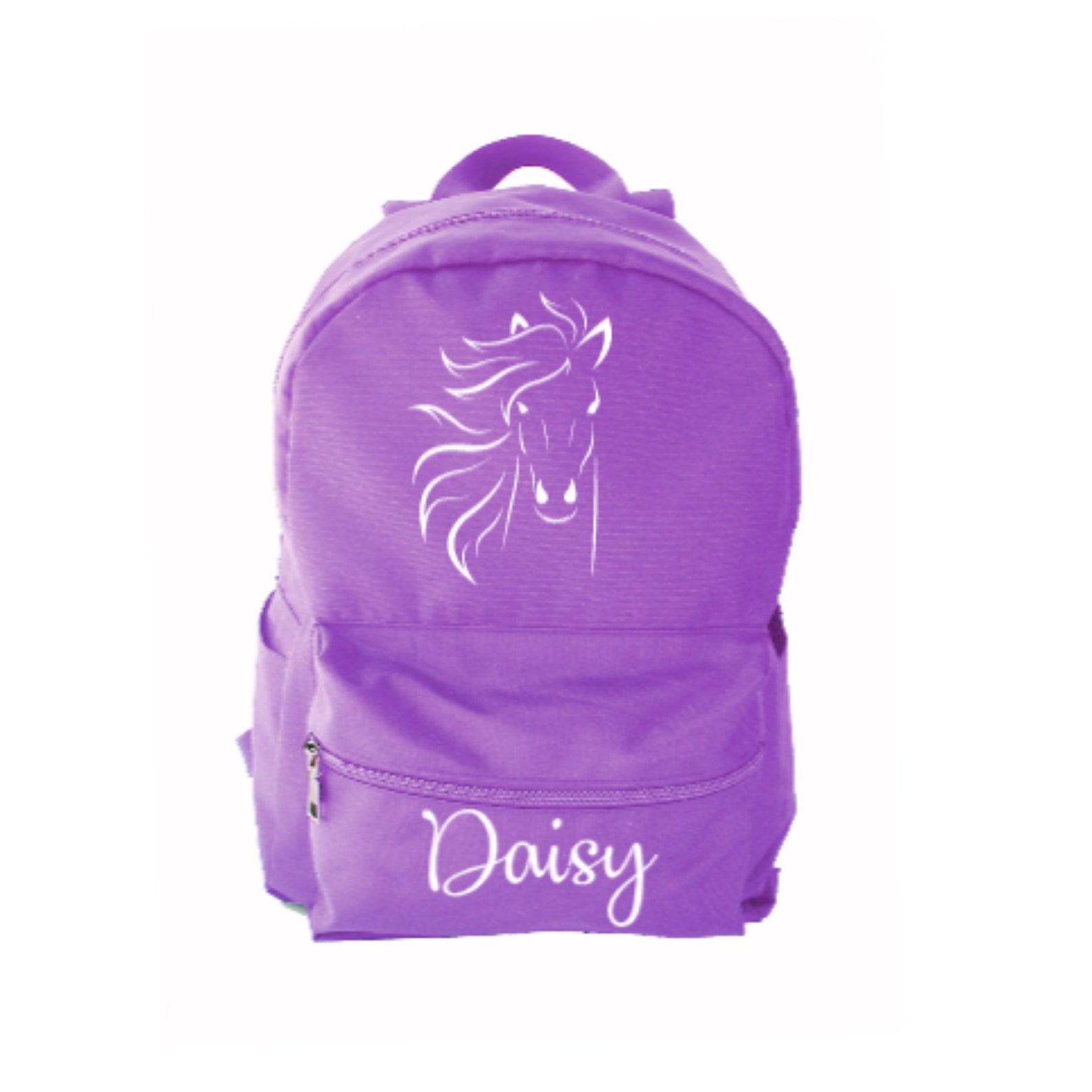 Girls Horse Backpack/Personalized Equestrian Backpack/ Etsy