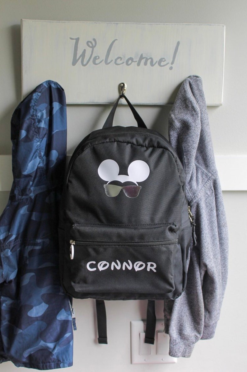 Mickey Mouse Inspired Backpack/ Disney Backpack/ Personalized Etsy