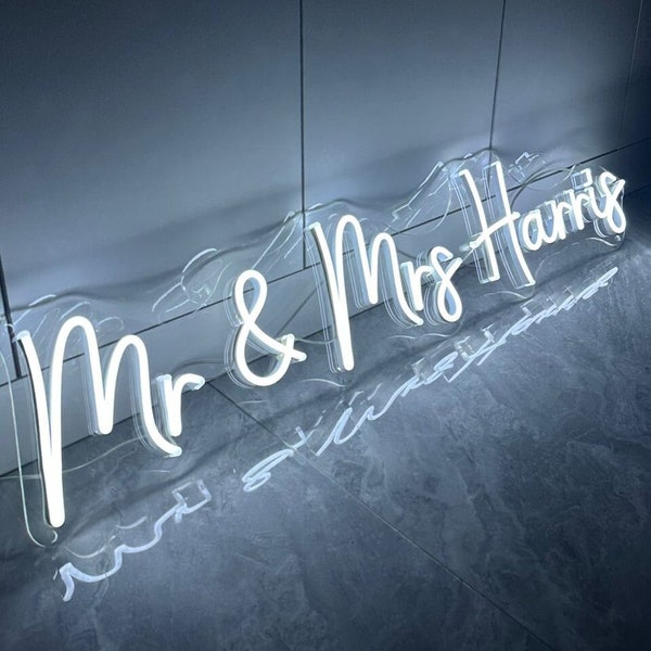 Custom Neon Sign | Neon Signs | Personalized Gifts | Wedding Signs | Family Name Neon Sign | Kids Name LED Neon Lights | Home & Wall Decor