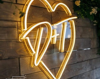 Custom Wedding Neon Sign with Initials | Wedding neon sign, Wedding Sign, Custom Neon Signs, LED Neon Sign, LED Neon