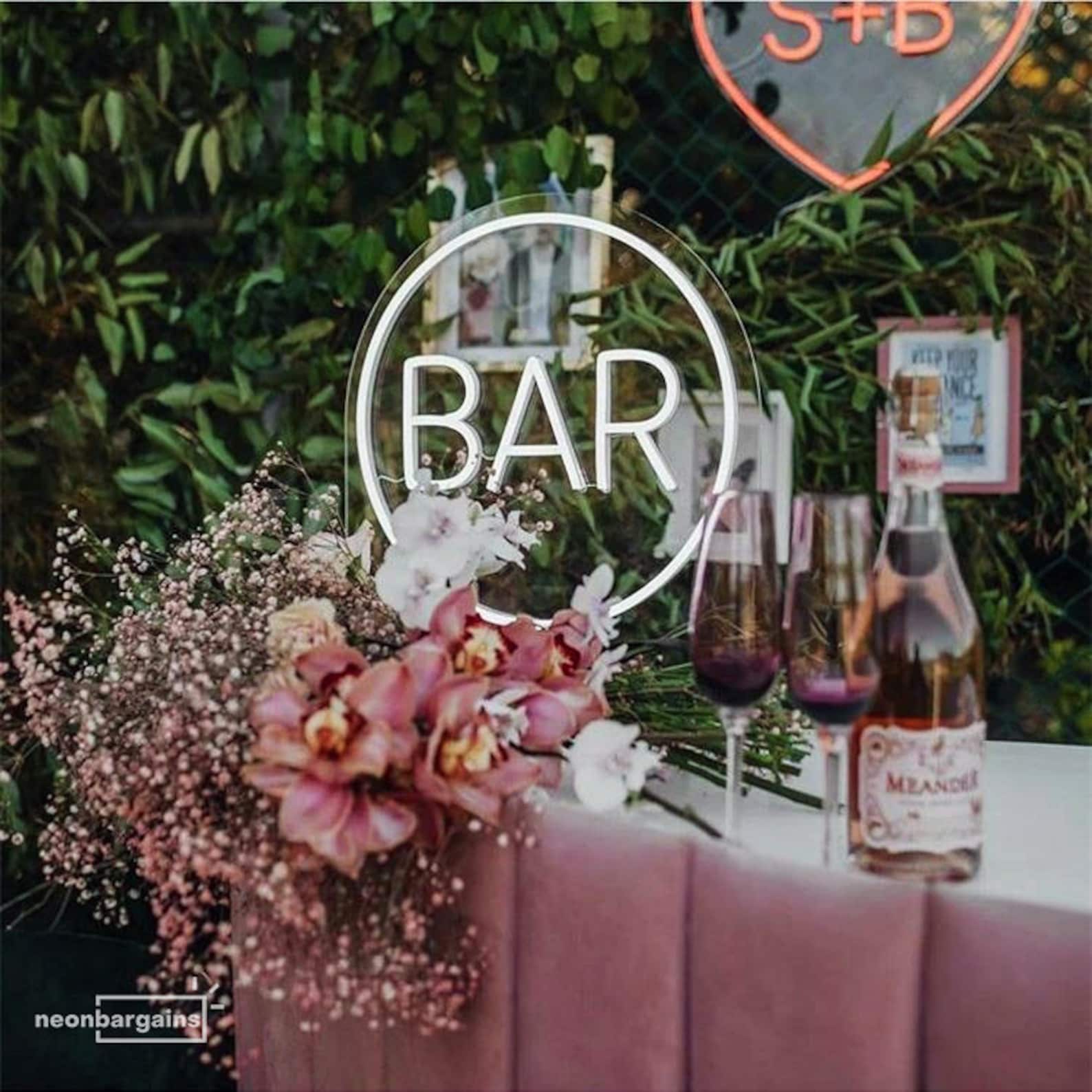 Image of Wedding Bar Area Neon Sign