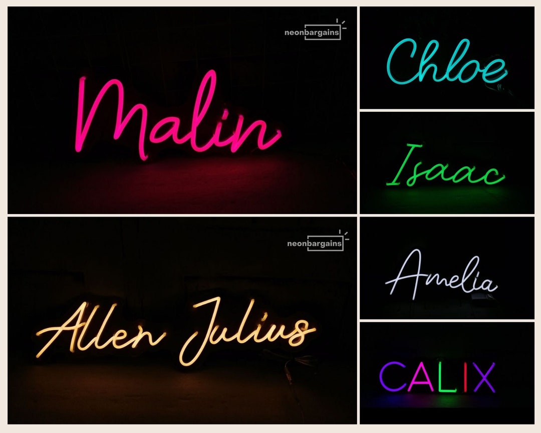 Neon Sign Name, Custom Neon Sign, Wedding Neon Sign, Personalized Gift