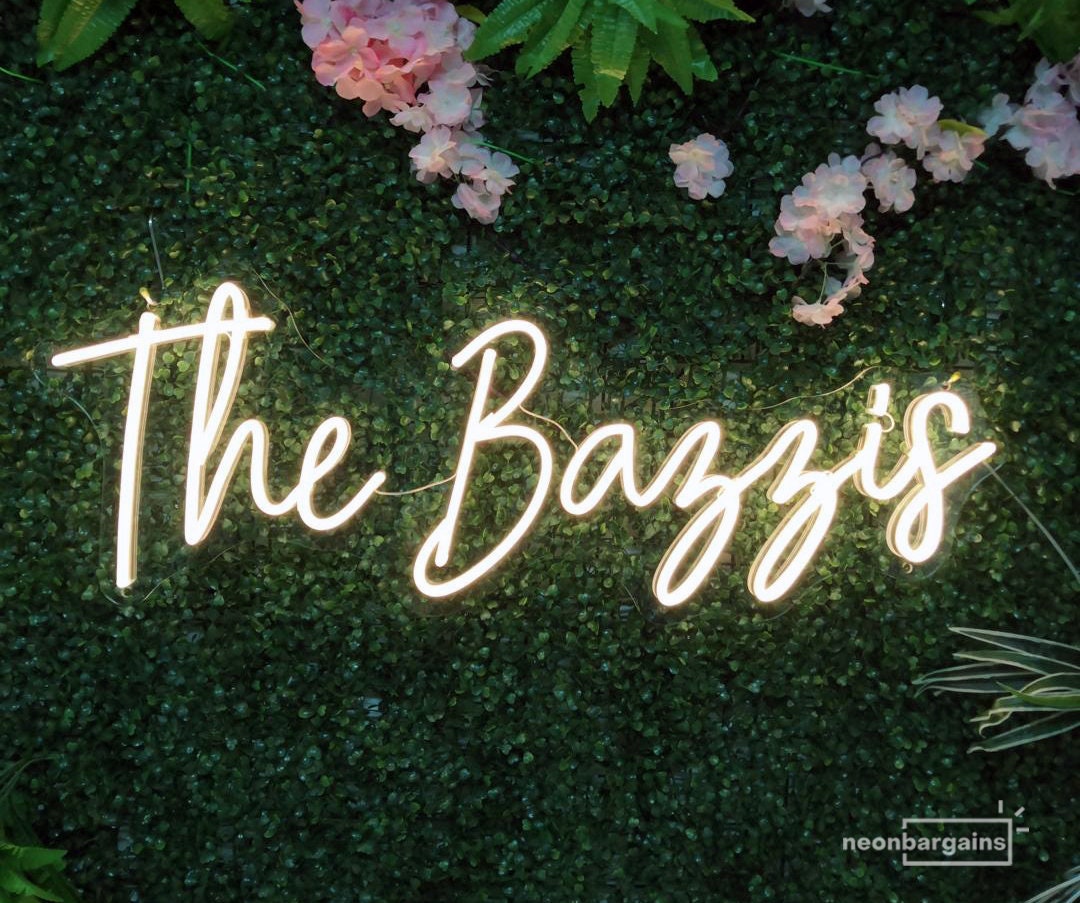 Custom Neon Sign Name, Custom LED Sign, Customized Neon Sign, Last Name