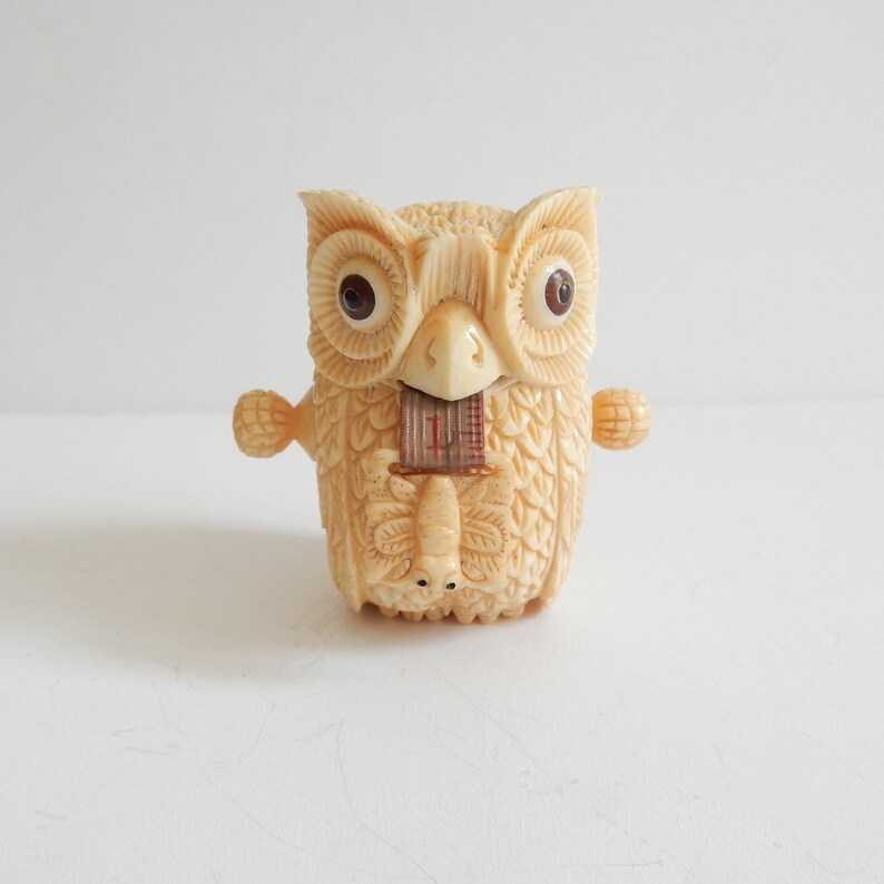 cute gift for special someone animal tapemeasure crochet owl Owl tape measure