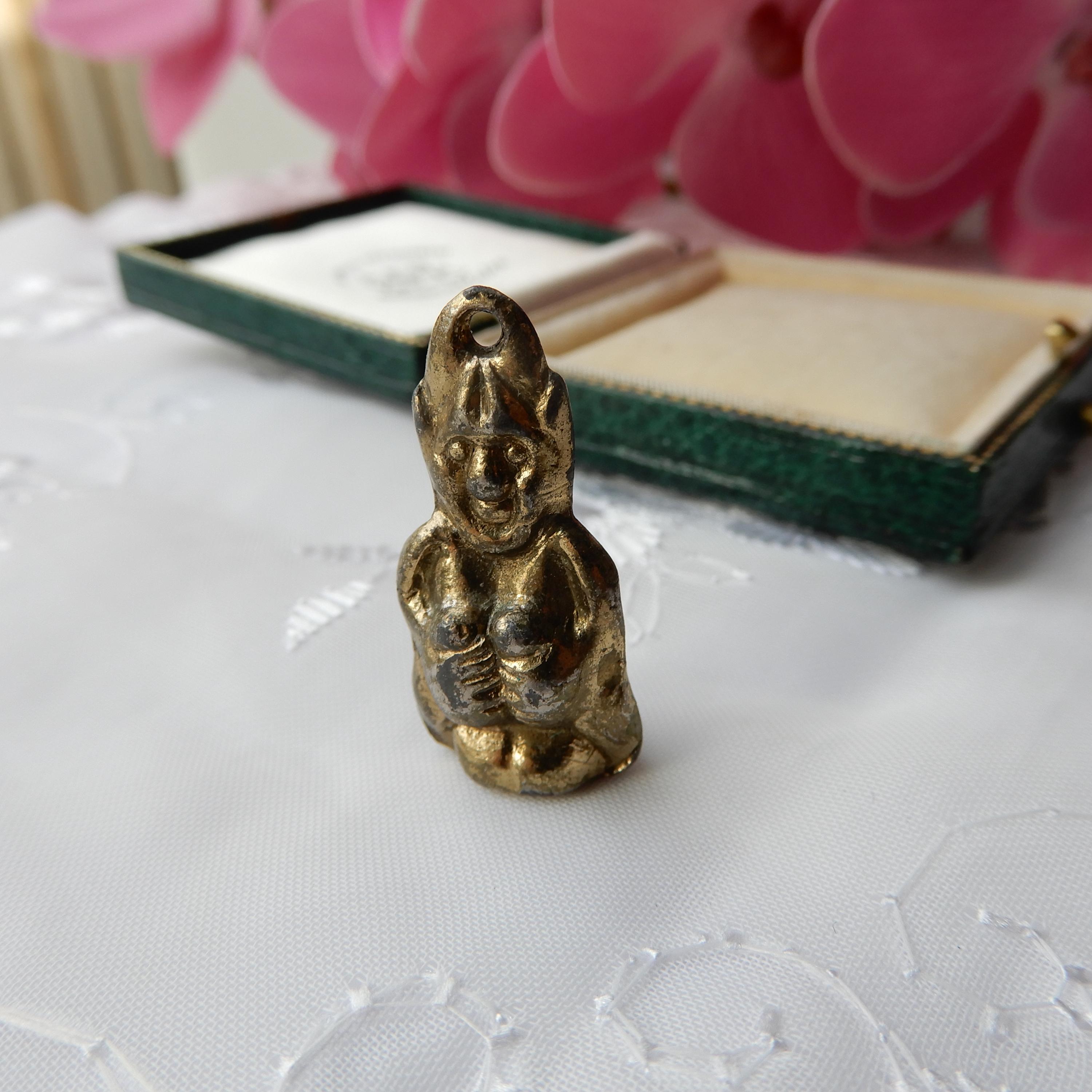 Charmes Vintage En Argent Sterling - Pixie, Good Luck Et Autres Symboles Porte-bonheur