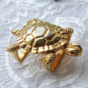 Vintage Turtle Tortoise BELT Buckle By Terry Stack