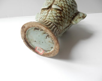 ヴィンテージ中国青磁磁器双魚花瓶 - Etsy 日本