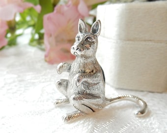 Sterling Silver Kangaroo Pin Cushion Sewing Accessory Thimble