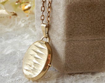 アンティーク15金ロケット - 1880年代ヴィクトリア朝時代のヘアワーク