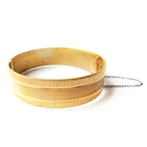 Vintage 18ct Rolled Gold Bangle Bracelet
