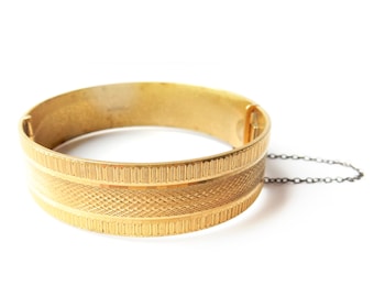 Vintage 18ct Rolled Gold Bangle Bracelet