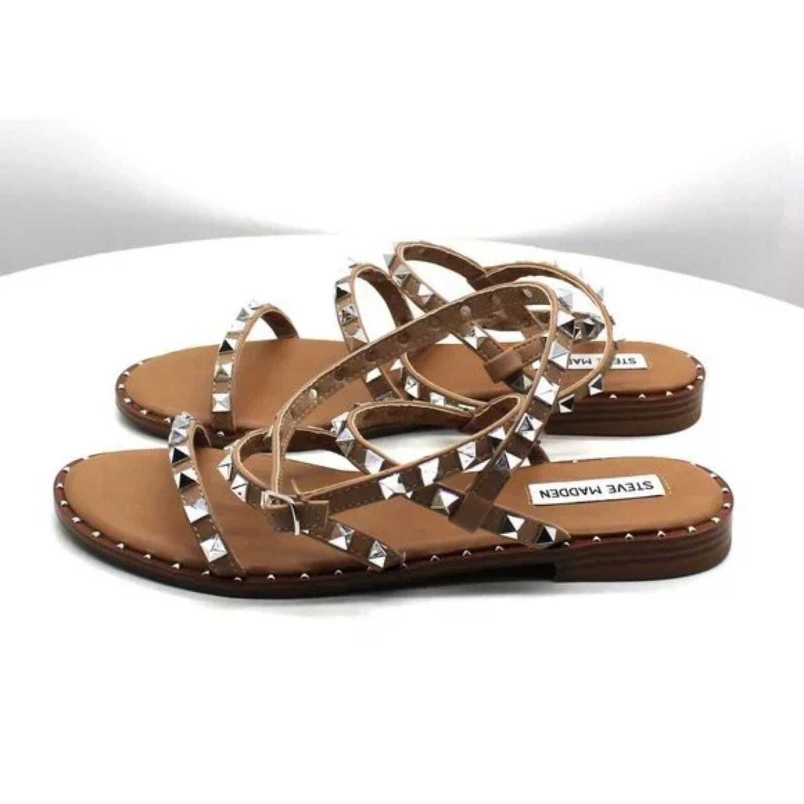Steve Madden Travel Studded Sandals | Dillard's | Steve madden sandals, Madden girl sandals 