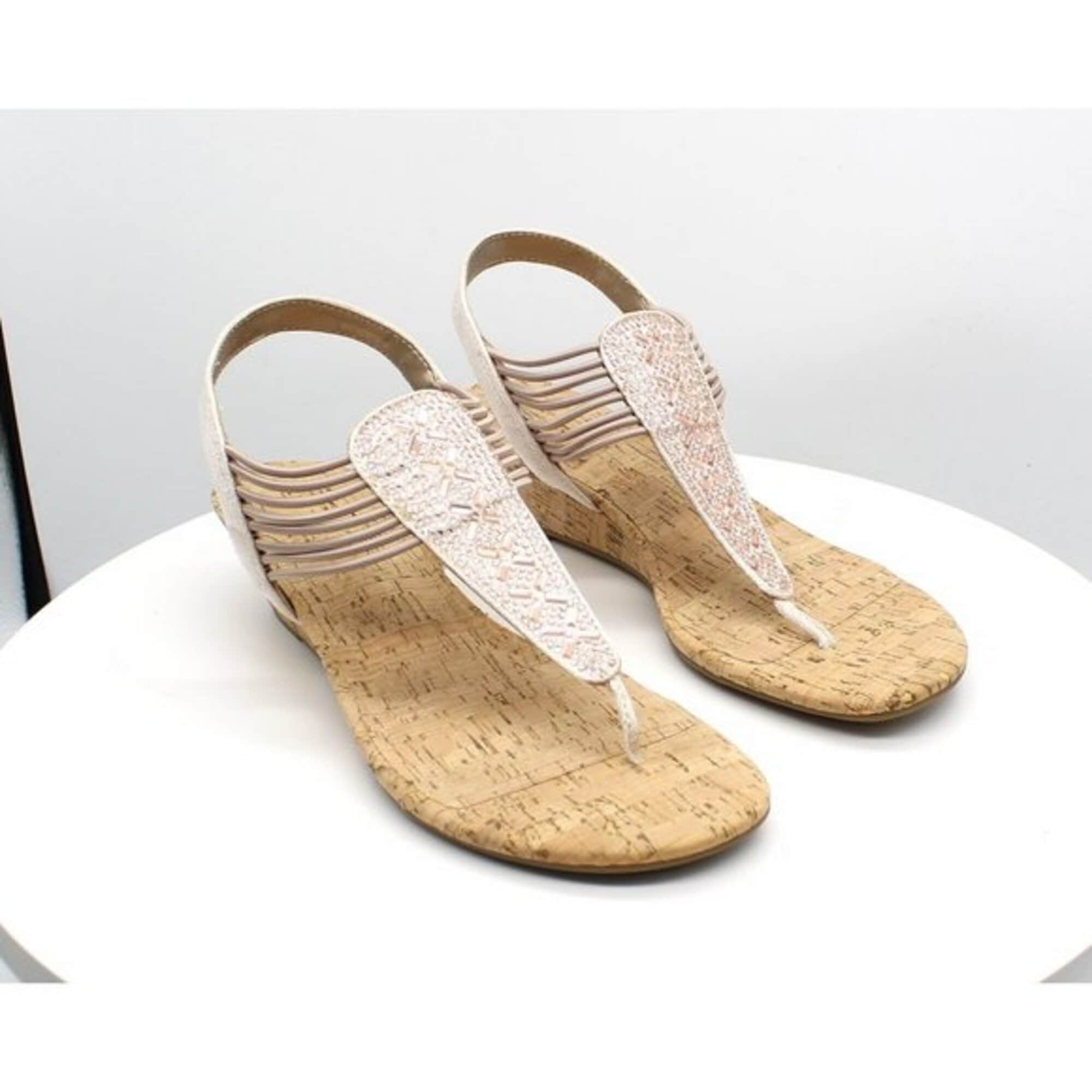 bandolino beaded sandals