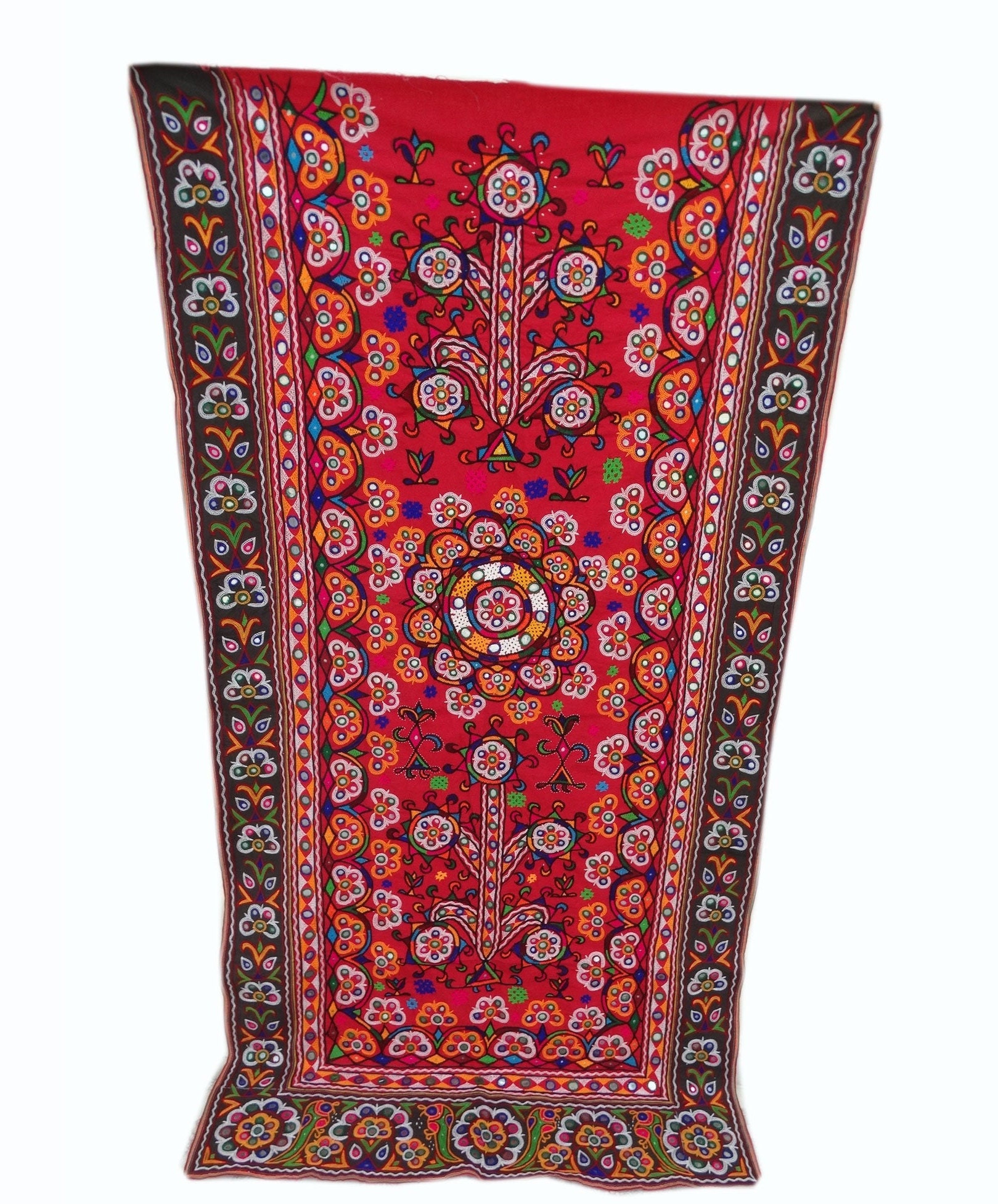 Unique Hand Embroidered Wall Hanging Antique Indian Handmade Etsy UK