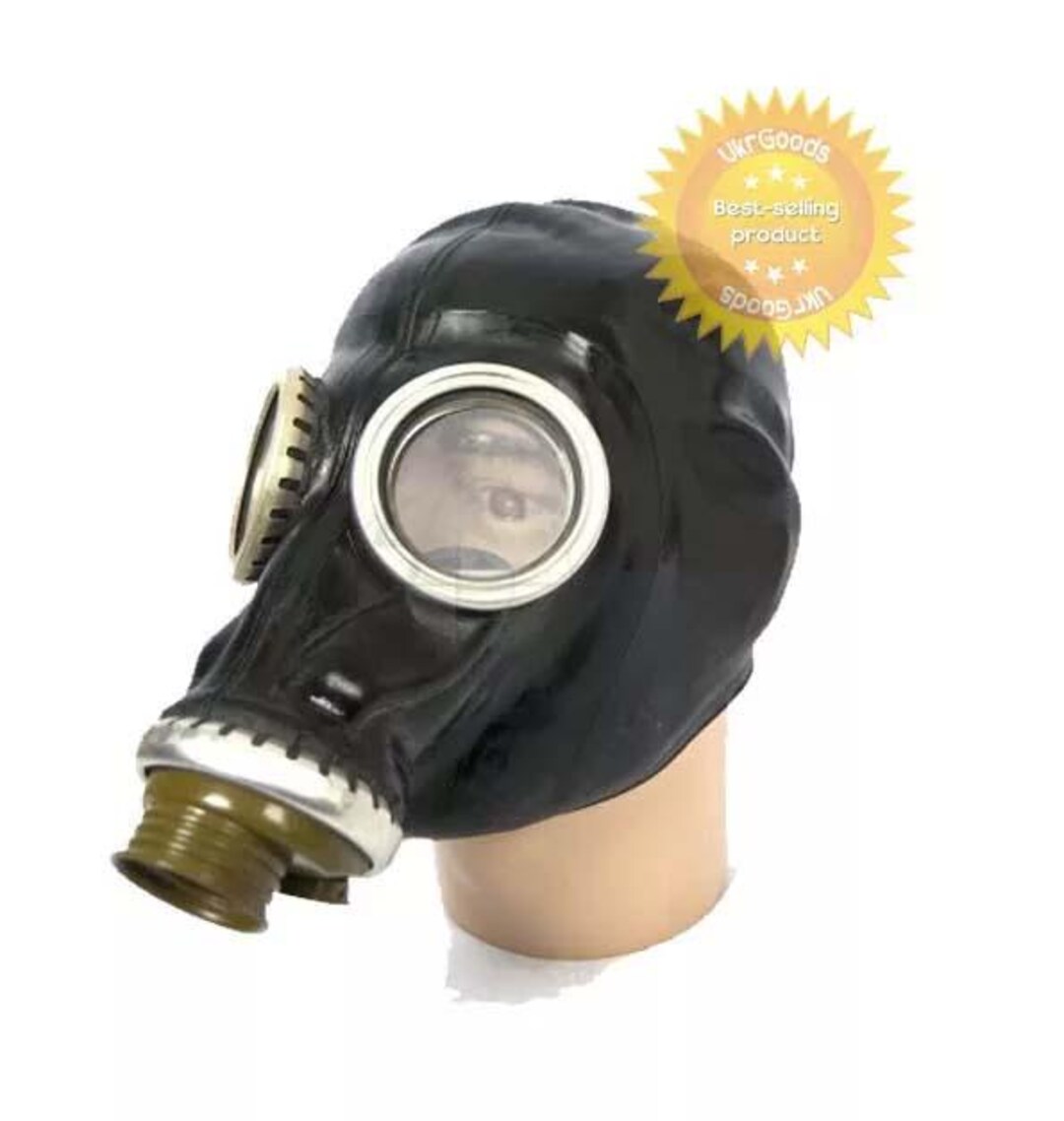 Black Gas Mask GP-5 Size-2 Medium Soviet USSR Military New Only